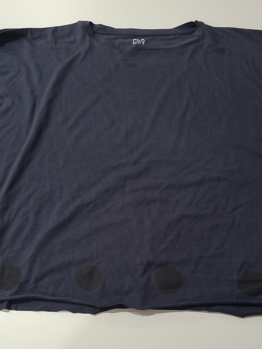 Relaxed Navy Short-Sleeve Tee by N/A